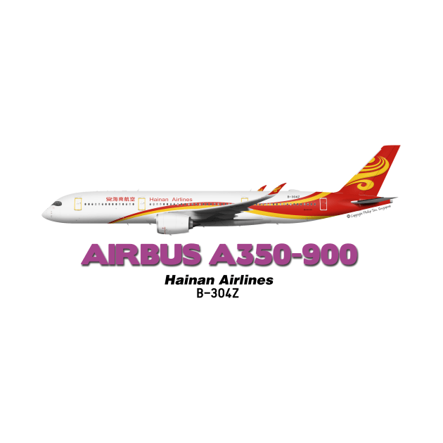 Airbus A350-900 - Hainan Airlines by TheArtofFlying