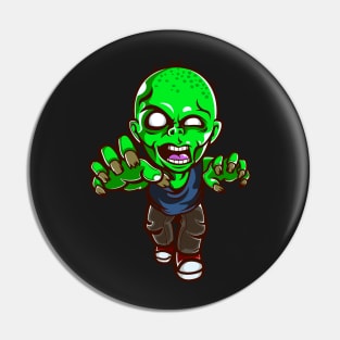 Zombie Kid Pin