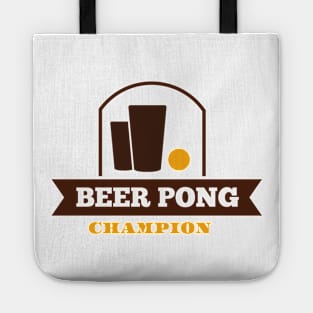 Beer pong champion Tote