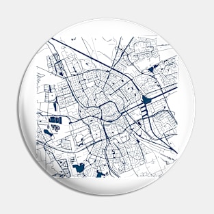 Kopie von Kopie von Kopie von Kopie von Kopie von Kopie von Kopie von Lisbon map city map poster - modern gift with city map in dark blue Pin