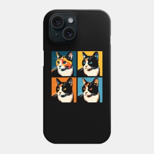 Cat Calico Pop Art - Cat Lovers Phone Case