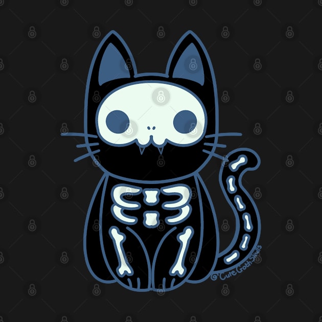 Skeleton kitten by ZethTheReaper