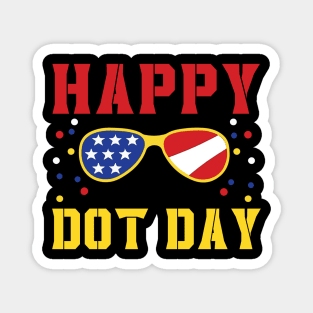 Happy International Dot Day 2023 September 15th Polka Dot Magnet