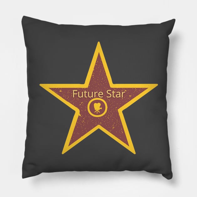 Future Star Pillow by Zippy's Tees