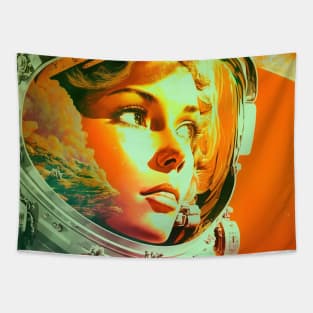 We Are Floating In Space - 22 - Sci-Fi Inspired Retro Artwork Tapestry