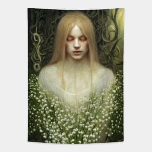 Lily of the Valley Elf Tapestry