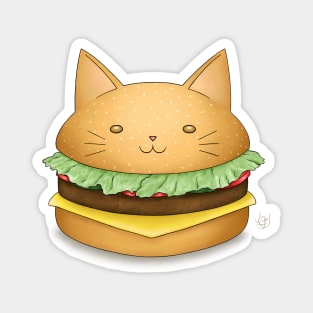 Burguer Cat Magnet