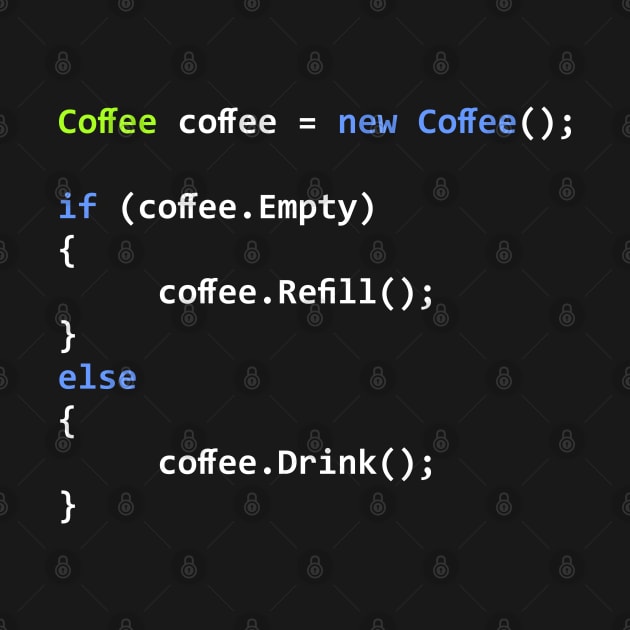 Coffee Code (Dark) by Alpheratz