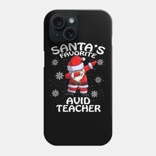 Santas Favorite Avid Teacher Christmas Phone Case