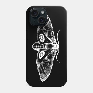 Dramabite Vintage moth illustration Phone Case