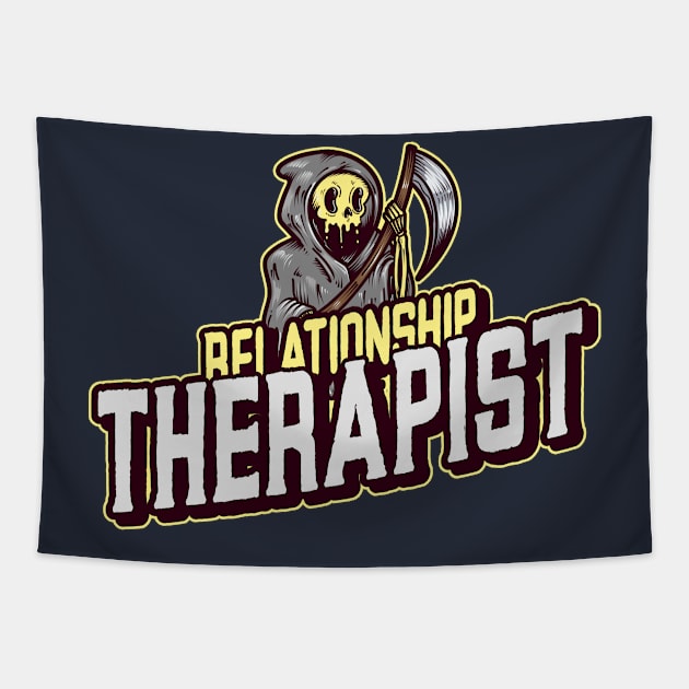 Relationship Therapist Tapestry by MonkeyLogick