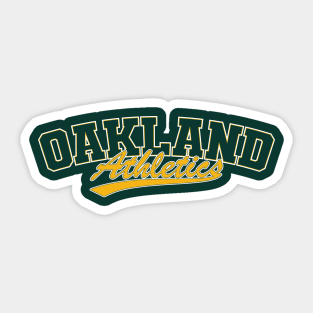 Elephant-Inspired Oakland A's Design Sticker for Sale by OrganicGraphic