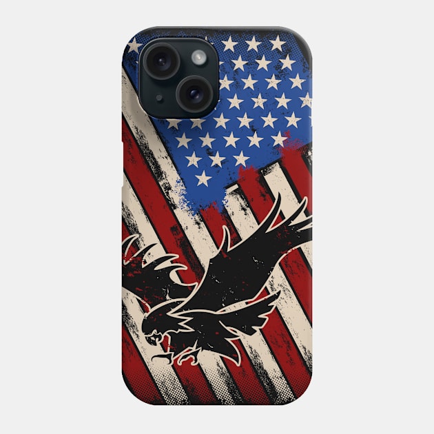 Eagle Patriot Poster Phone Case by Suprise MF