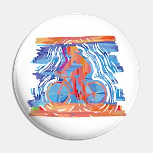 Road Bike Vintage Gift for Women Pin