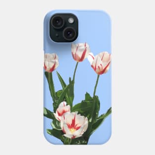 Red and White Tulips Phone Case