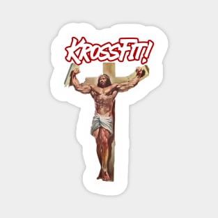 Jesus did KrossFit! Magnet