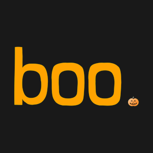 Boo Halloween Minimalistic T-Shirt