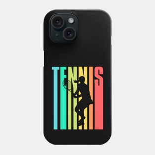 US Open Tennis Player Silhouette Phone Case