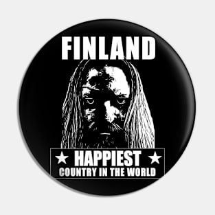 Finland Happiest Country In The World Pin