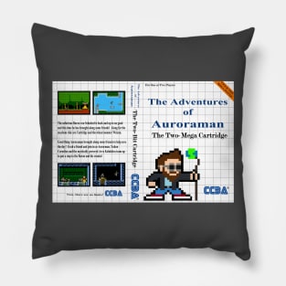 The Adventures of Auroraman Master System game box Pillow