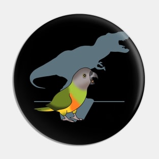 t-rex shadow - senegal parrot Pin