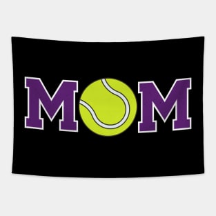 Tennis Mom Purple Tapestry