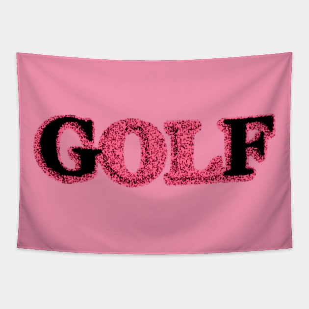 Pink Golf Tapestry by Moses77