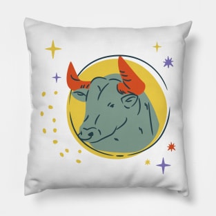 signe du zodiaque taureau Pillow