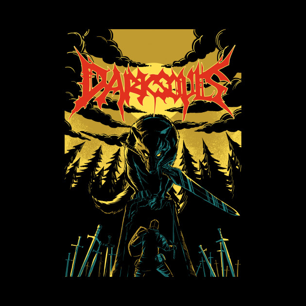 Un Dark Souls Metal Band Tee - Gaming - Phone Case