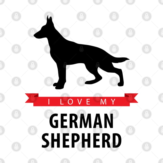 I Love My German Shepherd by millersye