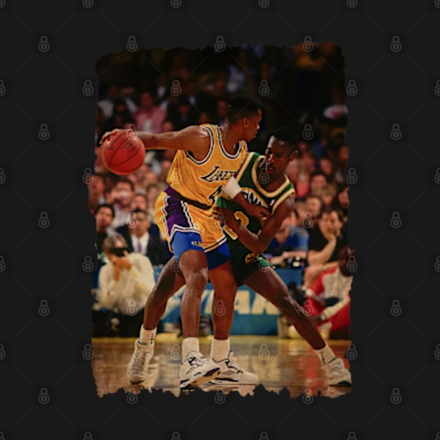 Byron Scott vs Gary Payton Vintage by CAH BLUSUKAN