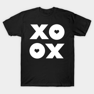 Womens Xoxo Script Heart Cute Valentines Day Graphic Tee for Ladies Funny  Saying Womens Graphic Tees 