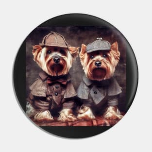 Yorkshire Terrier Detectives Pin