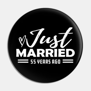 55th Wedding Anniversary - 55 years anniversary Pin