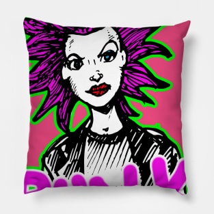 Punk rock Gurl Pillow