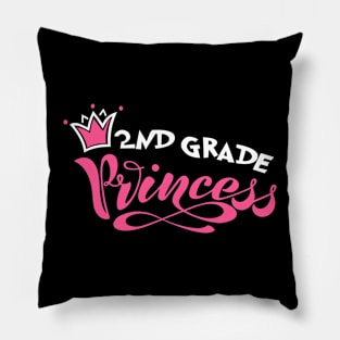 Trendy Second Grade Girls Student Back To School Gift - 2nd Grade Princess Pillow