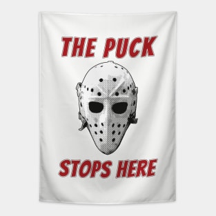 The Puck Stops Here Tapestry