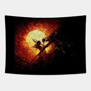 So frail sunlight spear Tapestry