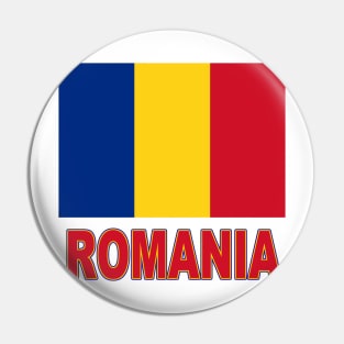 The Pride of Romania - Romanian Flag Design Pin