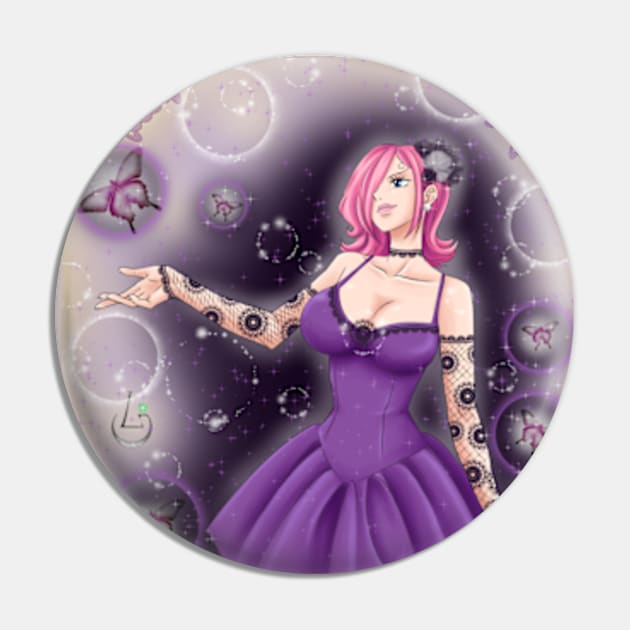 Reiju Halloween Pin by AudreyWagnerArt