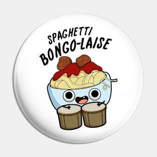 Spaghetti Bongolaise Funny Food Pun Pin