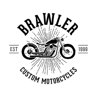 Motorcycle Series: Brawler Custom Motorcycles T-Shirt