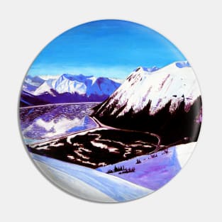 Alyeska Blue Bird Day Pin