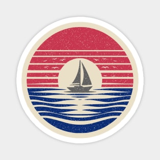 Sunset Sailing Magnet