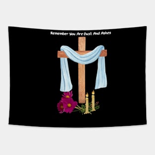 lenten cross tshirts Tapestry