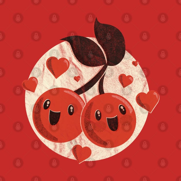 Very Vintage Cherries by Kappacino Creations