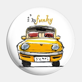 Funky car Pin