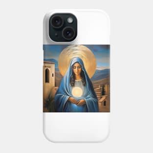 Holy Mary carrying the Light Phone Case