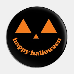 Pumpkin Face Halloween Pin