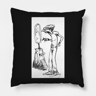 Man in the mirror Pillow